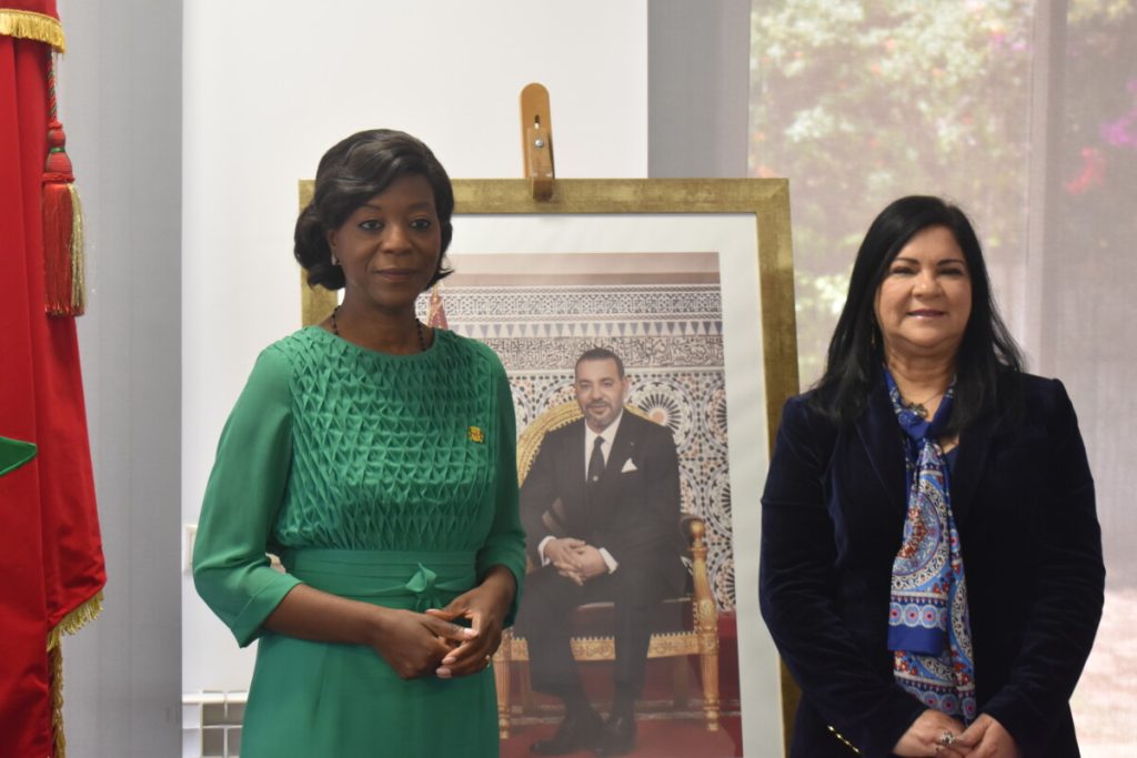 La Ministre Soudan-Nonault reçue au centre 4c Maroc