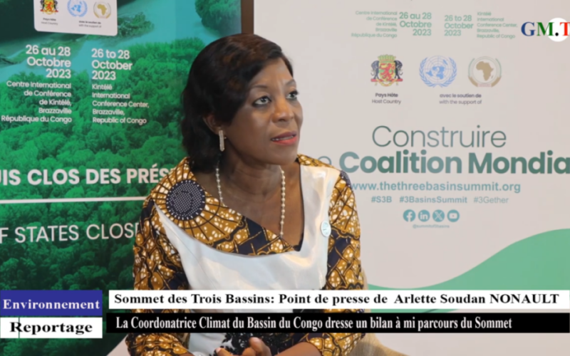 Sommet des 3 Bassins : Point de Presse de la Coordonnatrice Climat du Bassin du Congo