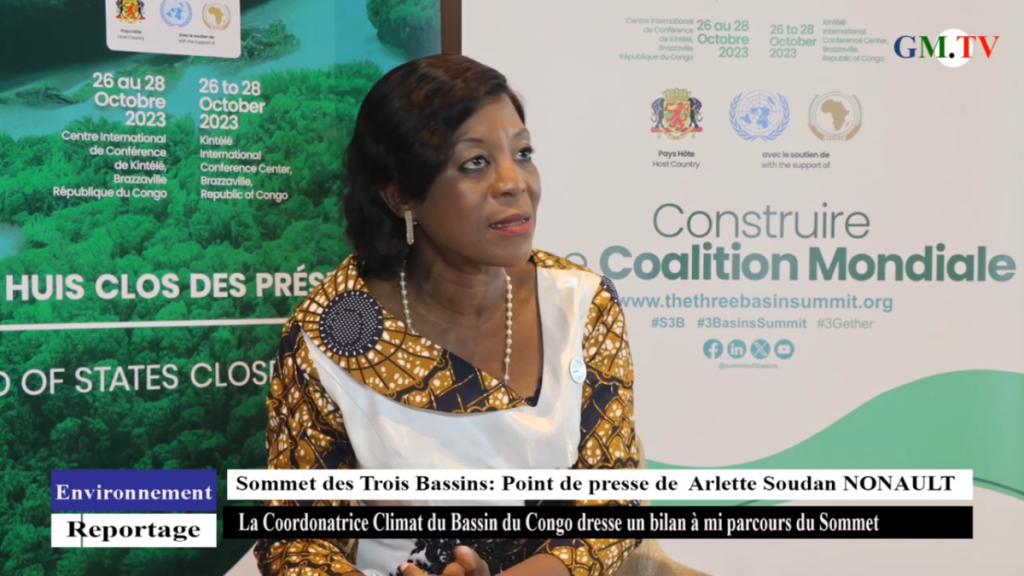 Sommet des 3 Bassins : Point de Presse de la Coordonnatrice Climat du Bassin du Congo