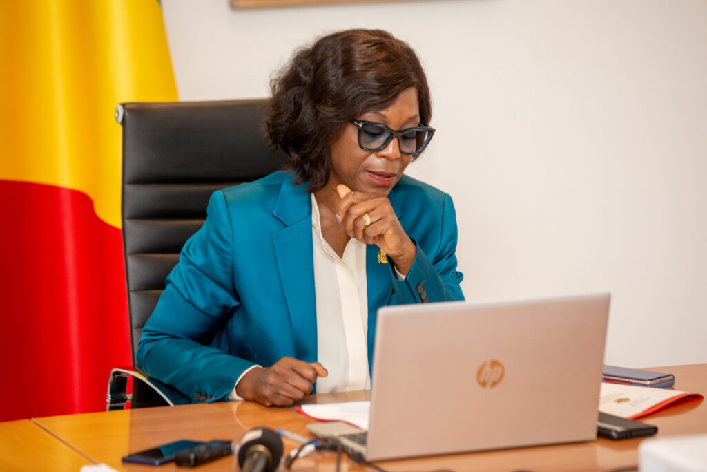 Participation par visioconférence de la Ministre Soudan Nonault au forum régional africain pour le développement durable
