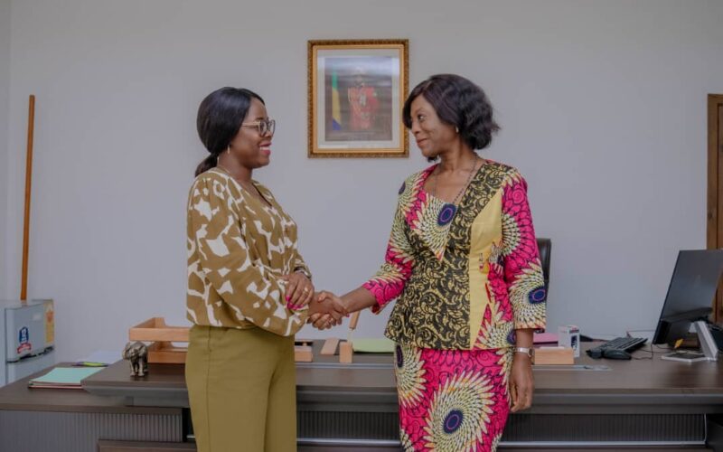La Ministre Soudan-Nonault rencontre son homologue Minguengui Ndomba à Libreville