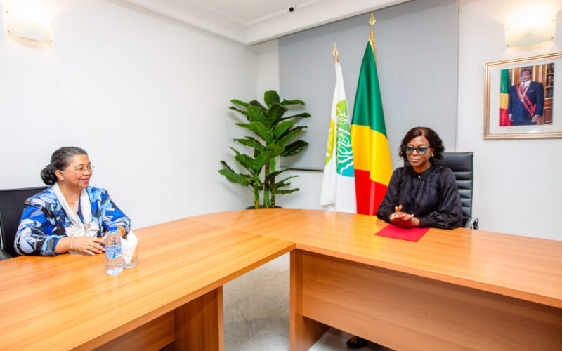 La Ministre de l&rsquo;Environnement, du Développement Durable et du Bassin du Congo et la Représentante Résidente de la FAO au Congo ont fait un tour de table des réalisations conjointes des trois dernières années