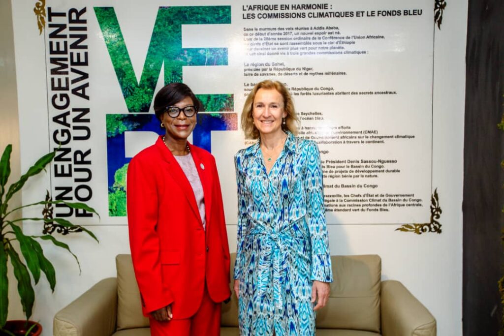La Ministre Soudan-Nonault a reçu Mme Sabine ROUX DE BEZIEUX, Présidente de la fondation de la Mer
