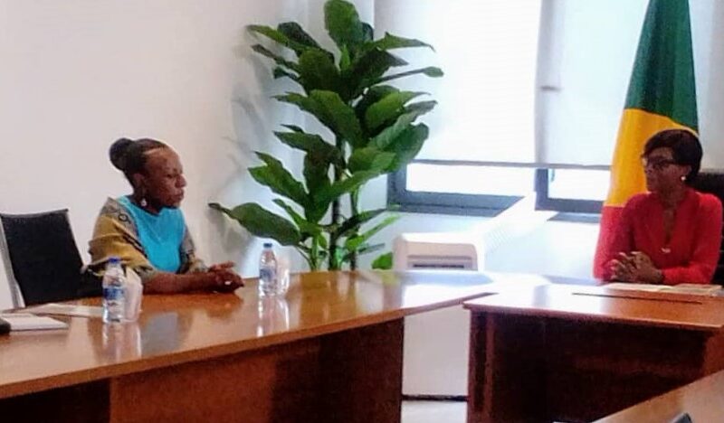 La Ministre Soudan-Nonault a reçu Madame Laura SUAREZ, l&rsquo;ambassadeur du Venezuela au Congo