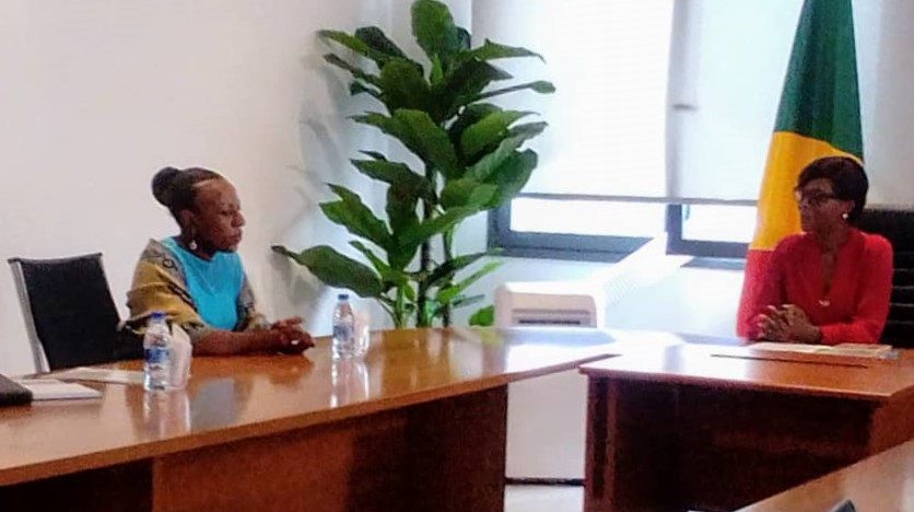 La Ministre Soudan-Nonault a reçu Madame Laura SUAREZ, l&rsquo;ambassadeur du Venezuela au Congo