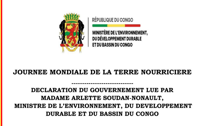 Journée Mondiale de la Terre nourricière 2025 : Déclaration du Gouvernement