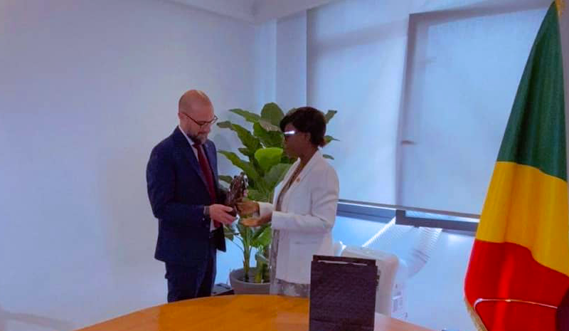 La Ministre Arlette Soudan-Nonault reçoit M CASCIOLI, DG de l&rsquo;AFD au terme de sa mission au Congo
