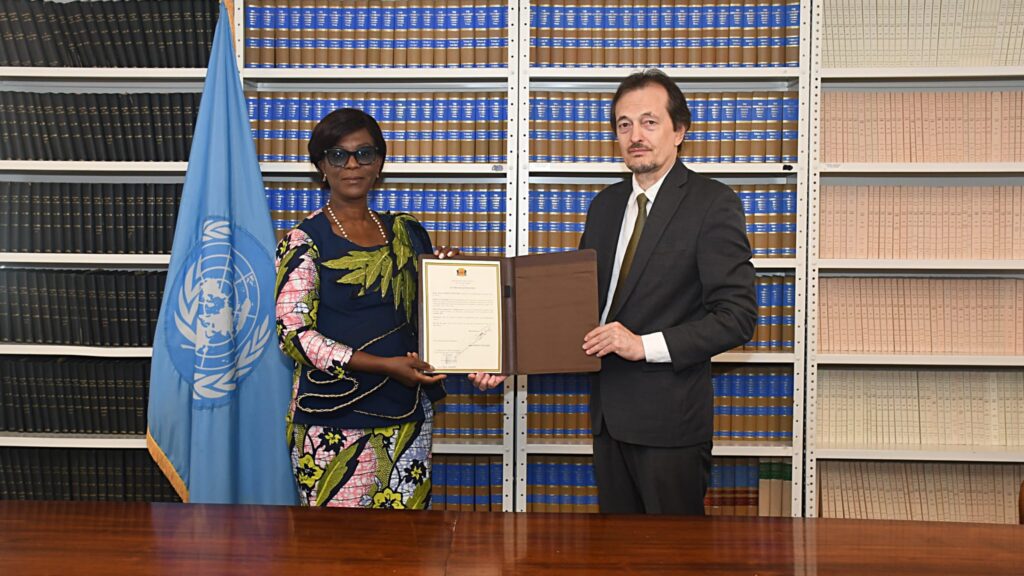 Remise des instruments de ratification par la République du Congo de l’accord sur la BBNJ