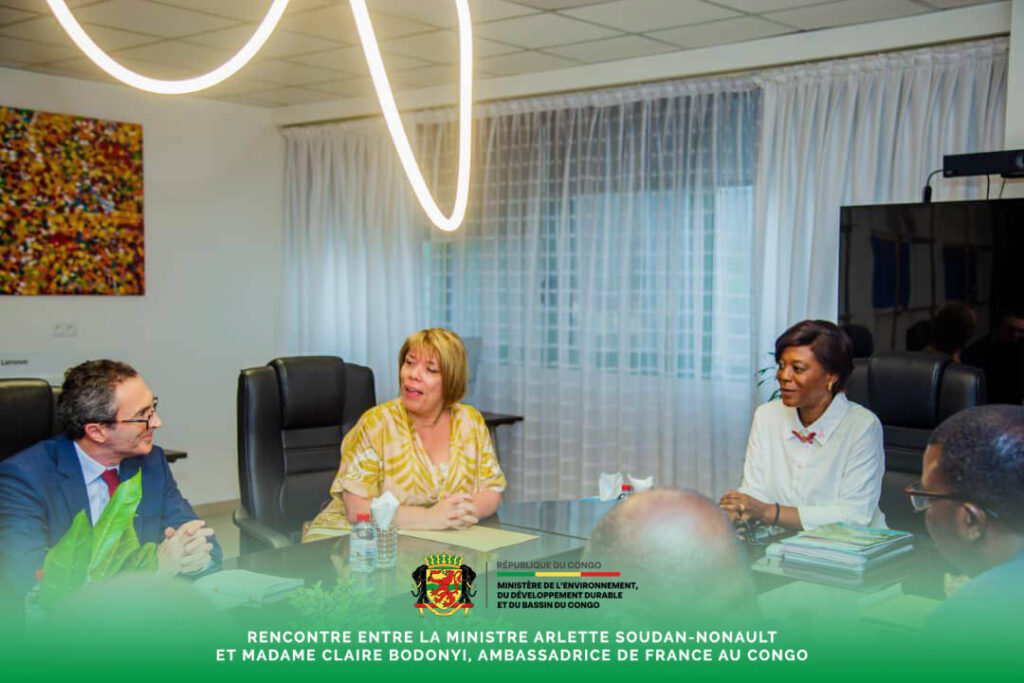 Rencontre entre la Ministre Soudan-Nonault et Madame Claire BODONYI, Ambassadrice de France au Congo