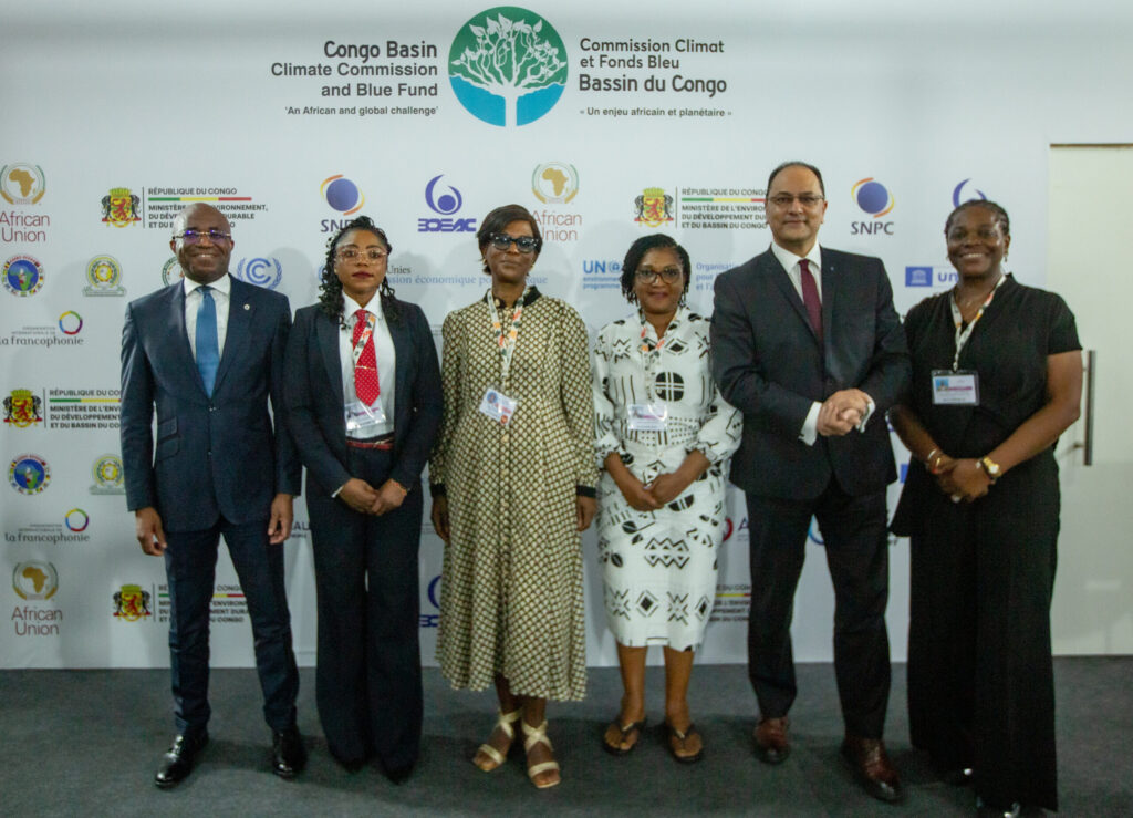 La ministre SOUDAN-NONAULT, Secrétaire Exécutive de la CCCBC, s’est entretenue avec M. Slim KHALBOUS, Recteur de AUF lors de la COP 30 à Belem