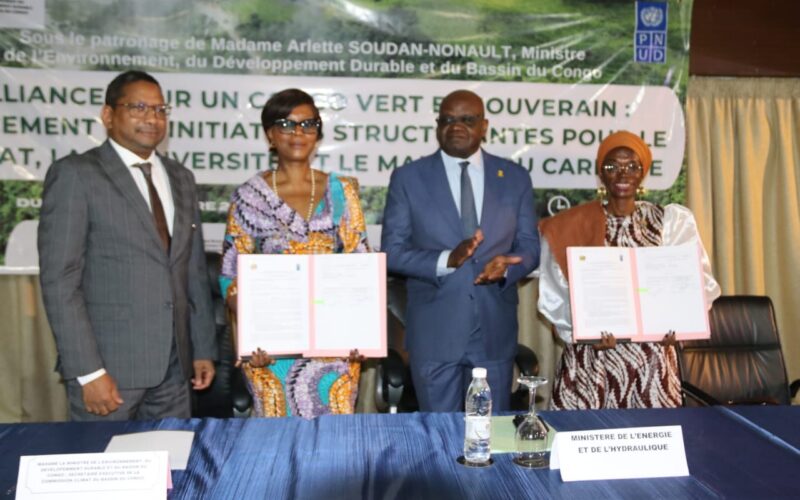 Le Congo lance un programme ambitieux pour une croissance verte et résiliente